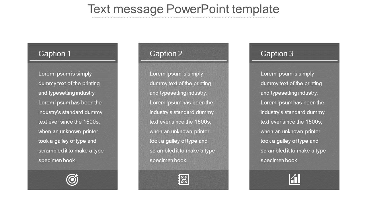 Free - Text Message PowerPoint And Google Slides Template